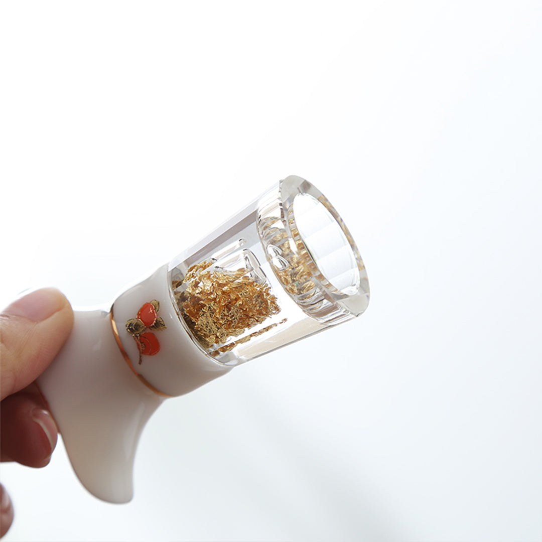 Golden Prosperity Shot Glasses Set