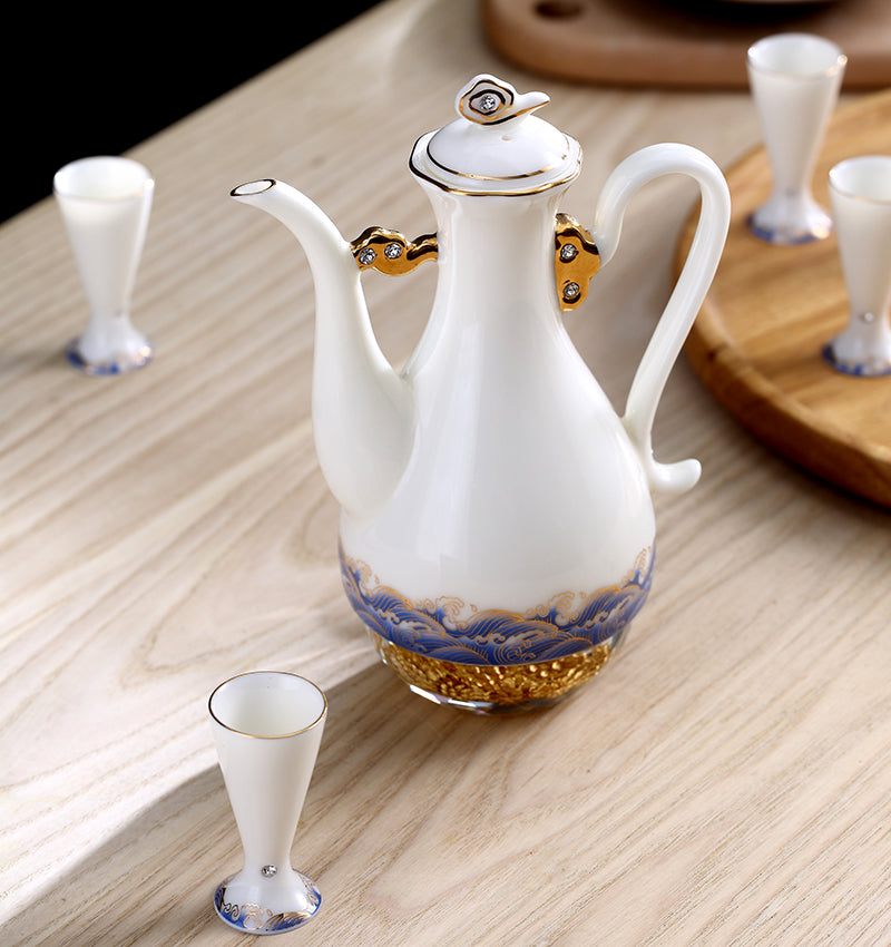 Perfection Shot Glasses Set, Ancient Chinese imperial wine vessels
