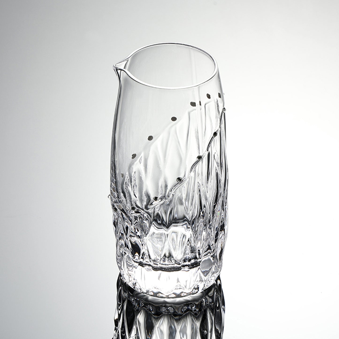 Sun Moon Stars Crystal Shot Glasses Set with Mixing Glass