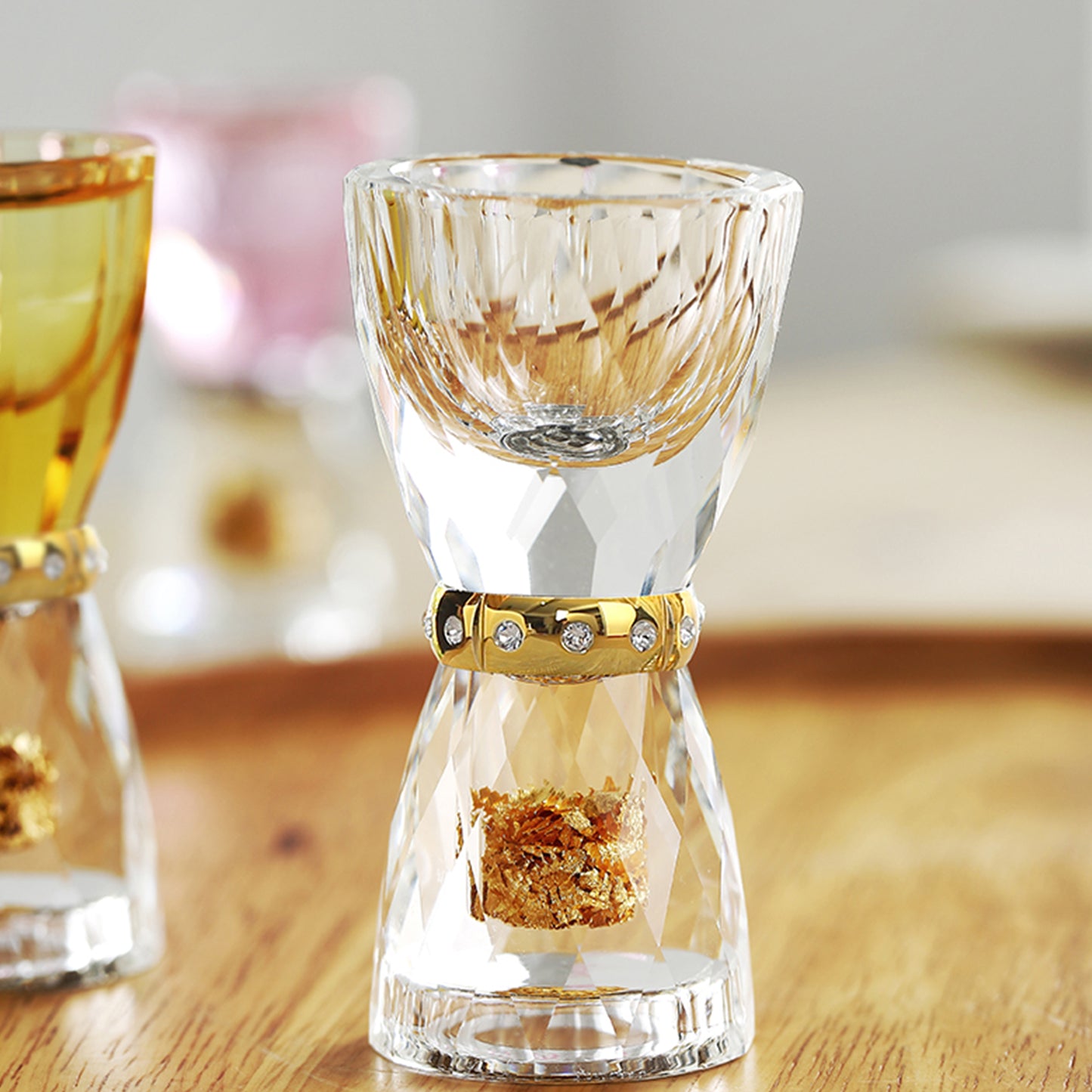 Colorful Glass Crystal Shot Glasses Set