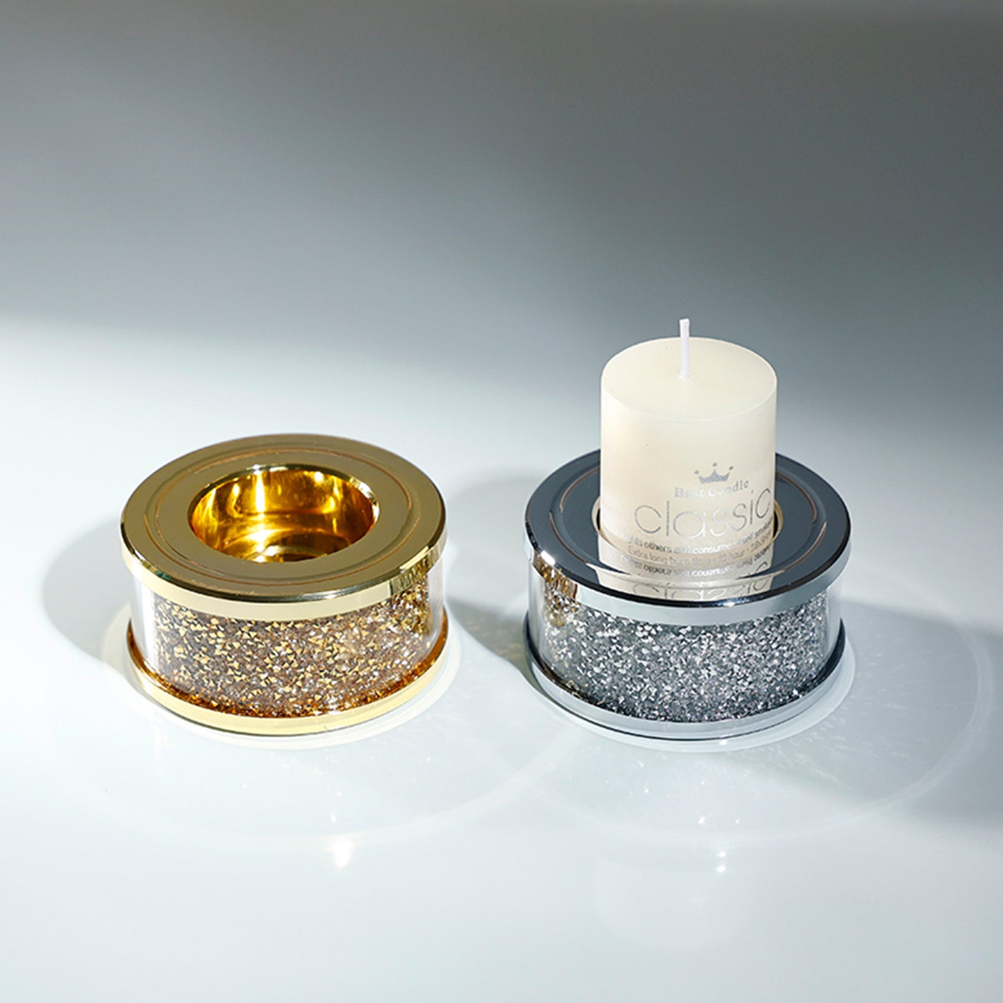 Gold Starlight Candle Holder