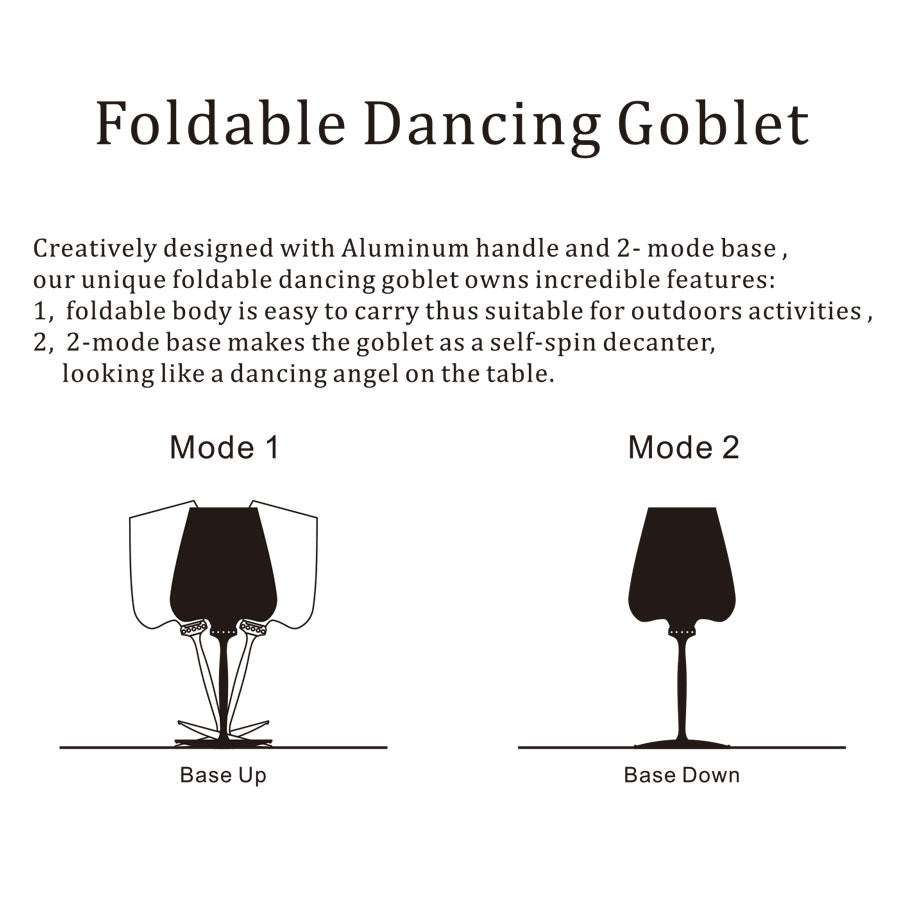 Detachable Goblet , Dancing Wine Glasses